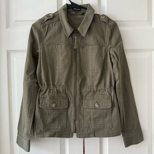 Express Khaki Utility Jacket